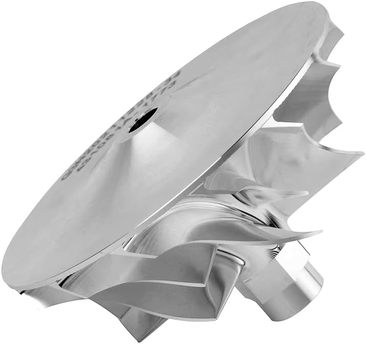 Bario Wicked Wheel 2 Billet Turbo Compressor Wheel Replacement for 03-04 FORD Super Duty 6.0L POWERSTROKE DIESEL ENGINES # GT37 WW0360 - Image 4